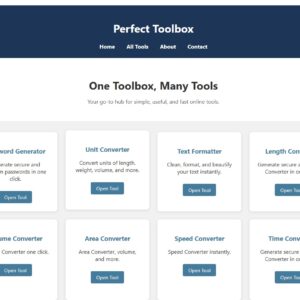 perfect toolbox one toolbox, many tools