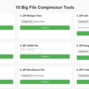 10 big file compressor tools