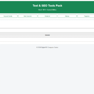 text & seo tools pack